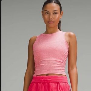 LULULEMON BNWT  License to train Tank / heathered glaze pink / size 6 💕